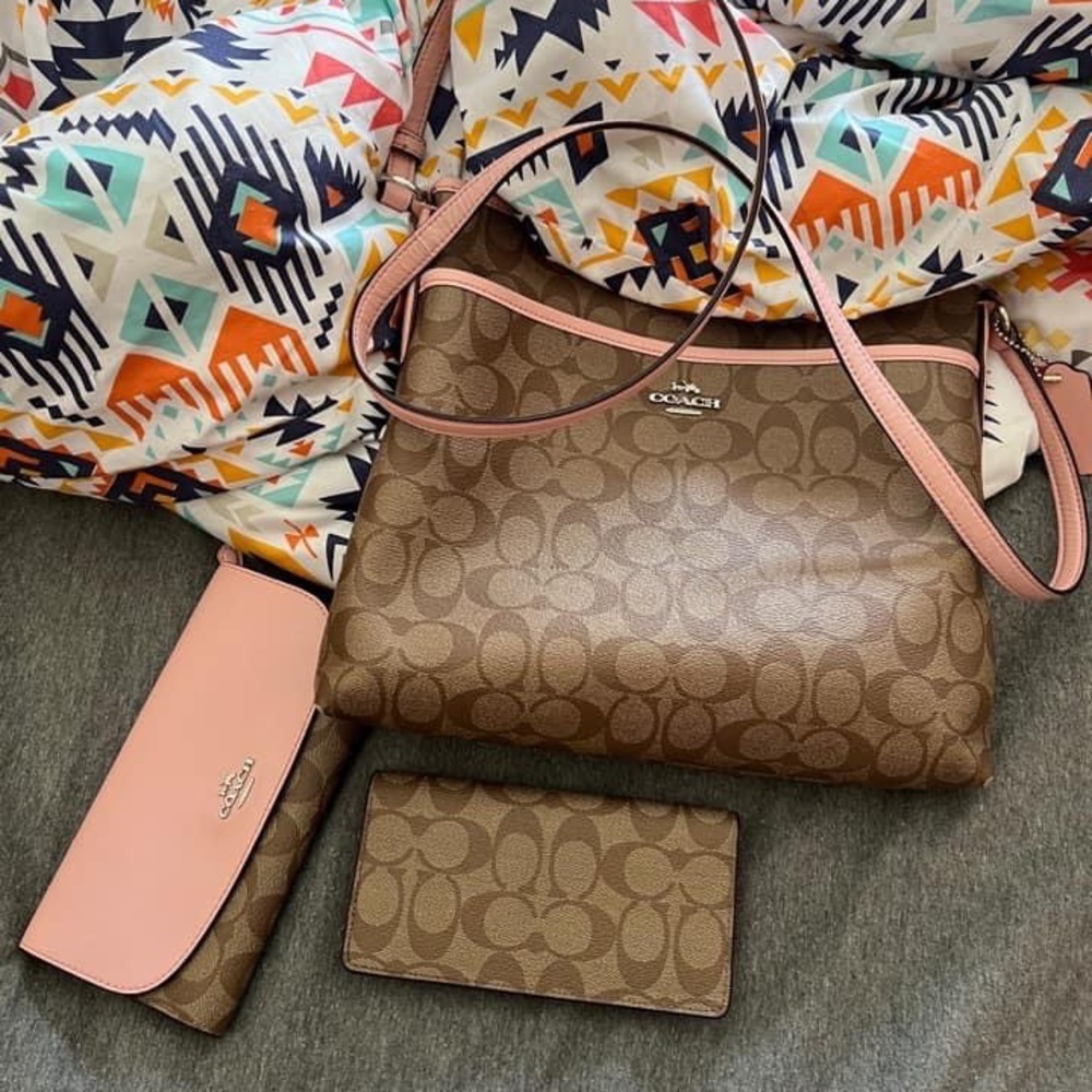 Coach Crossbody with Wallet & Check Book Cover